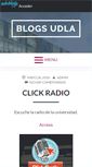 Mobile Screenshot of blogs.udla.edu.ec